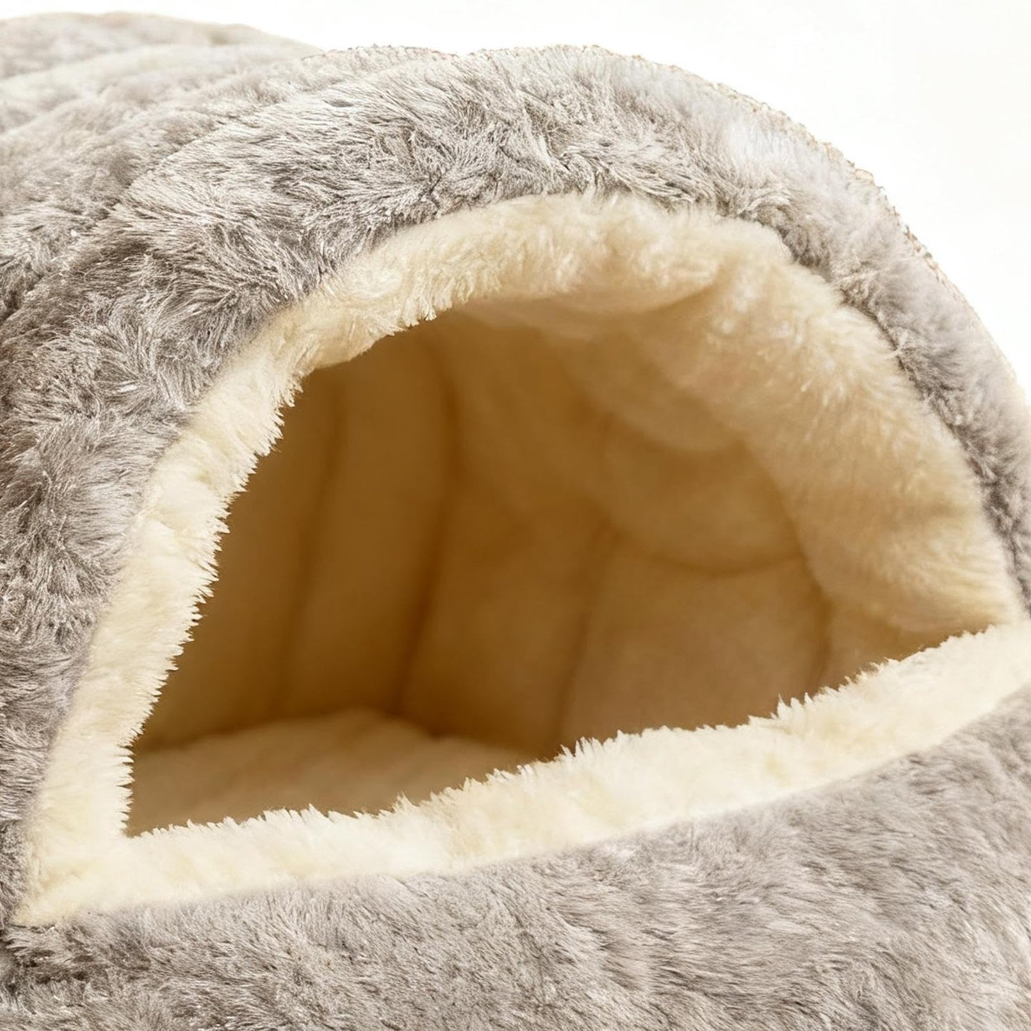 Warmaw Haustier Schlafnest Indoor Faltbares Katzenbett und Hundehöhle Warm Platzsparend für Katzen Welpen und Kaninchen